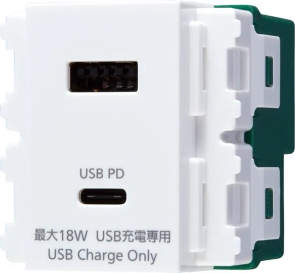パナソニックからUSB-Cが付いている埋め込み式コンセントが発売！
