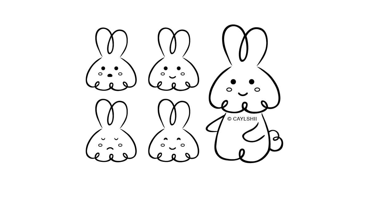 caylshiii's tweet photo. Total revamp for this bebi @Bunbooislove 
Time for a change.
Bunboo became. . . fluffier(?) 😆
#artph #artwt #ArtistOnTwitter #bunboo #絵描きさんと繋がりたい https://t.co/b3dyFqSJV7