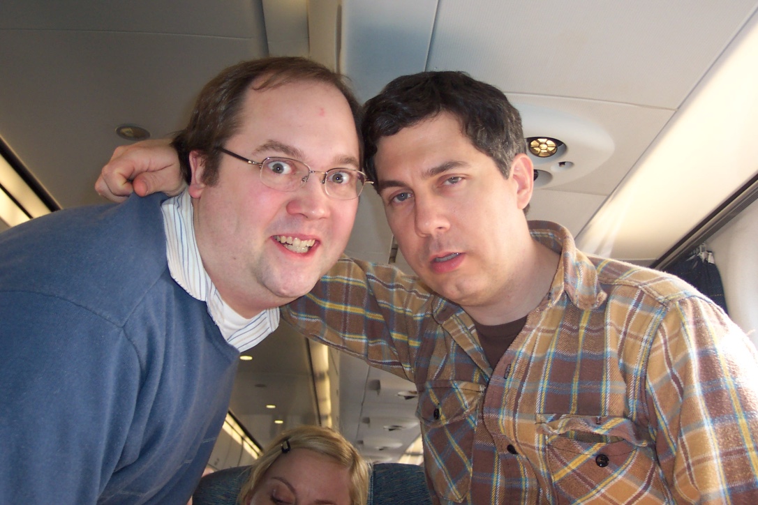 And Chris Parnell and I would throw jokes around like nobody's business. The business of comedy that is.