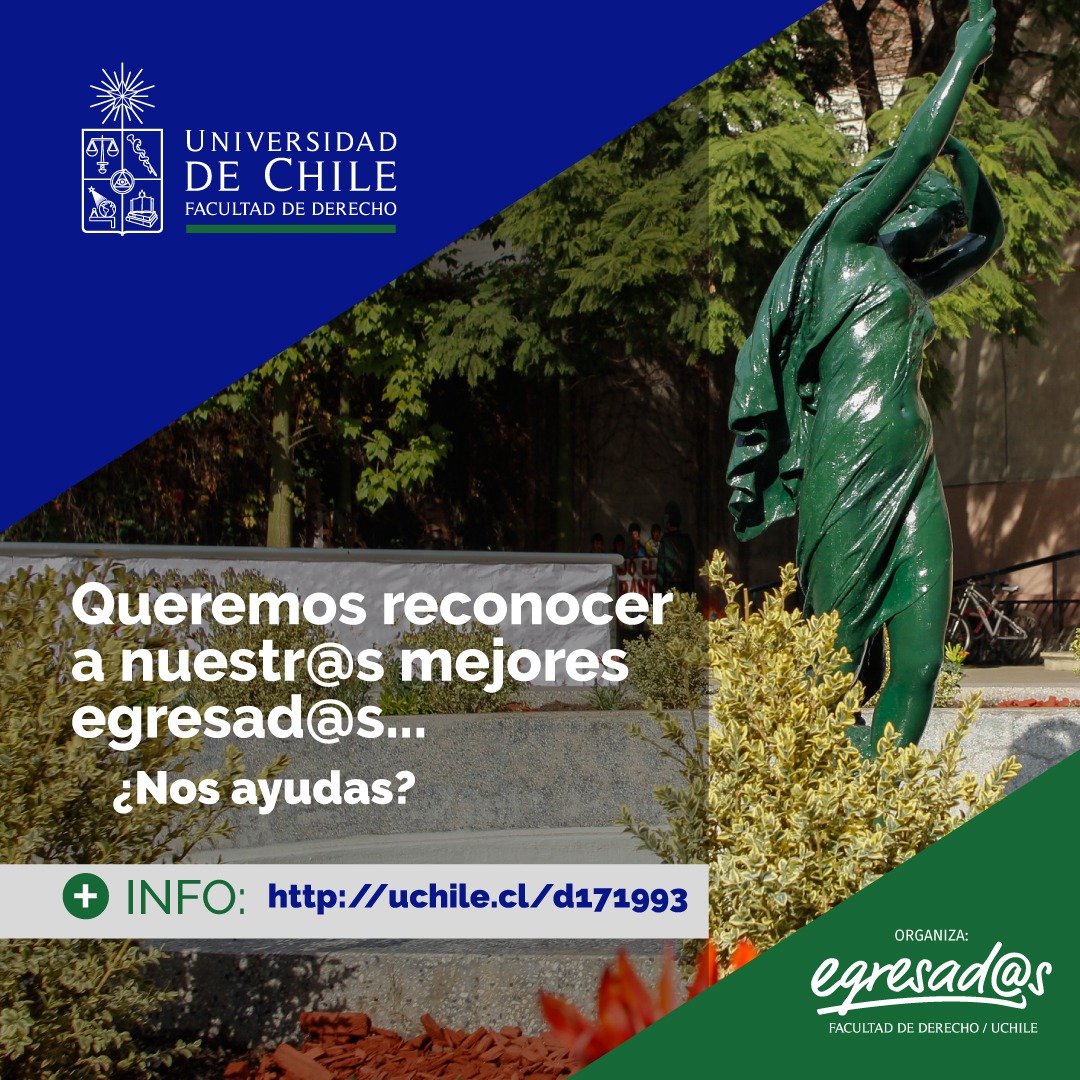 derechouchile's tweet photo. Con la participación de más de 500 egresados/as, finaliza la elección del #MejorEgresado y #MejorEgresada. Agradecemos a quienes participaron en esta instancia para elegir a las personas que representan a @derechouchile https://t.co/7iIzIdJTyp https://t.co/DJfEvZwVpZ