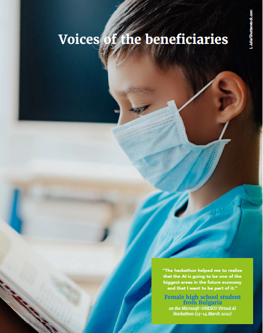 "A new project on connectivity for education & learning [] is underway to develop an Int.  #Declaration on Connectivity for  #Education that is expected to be endorsed by countries at the end of 2021. Work on the declaration will be steered by a small int. advisory group.." [p 59]