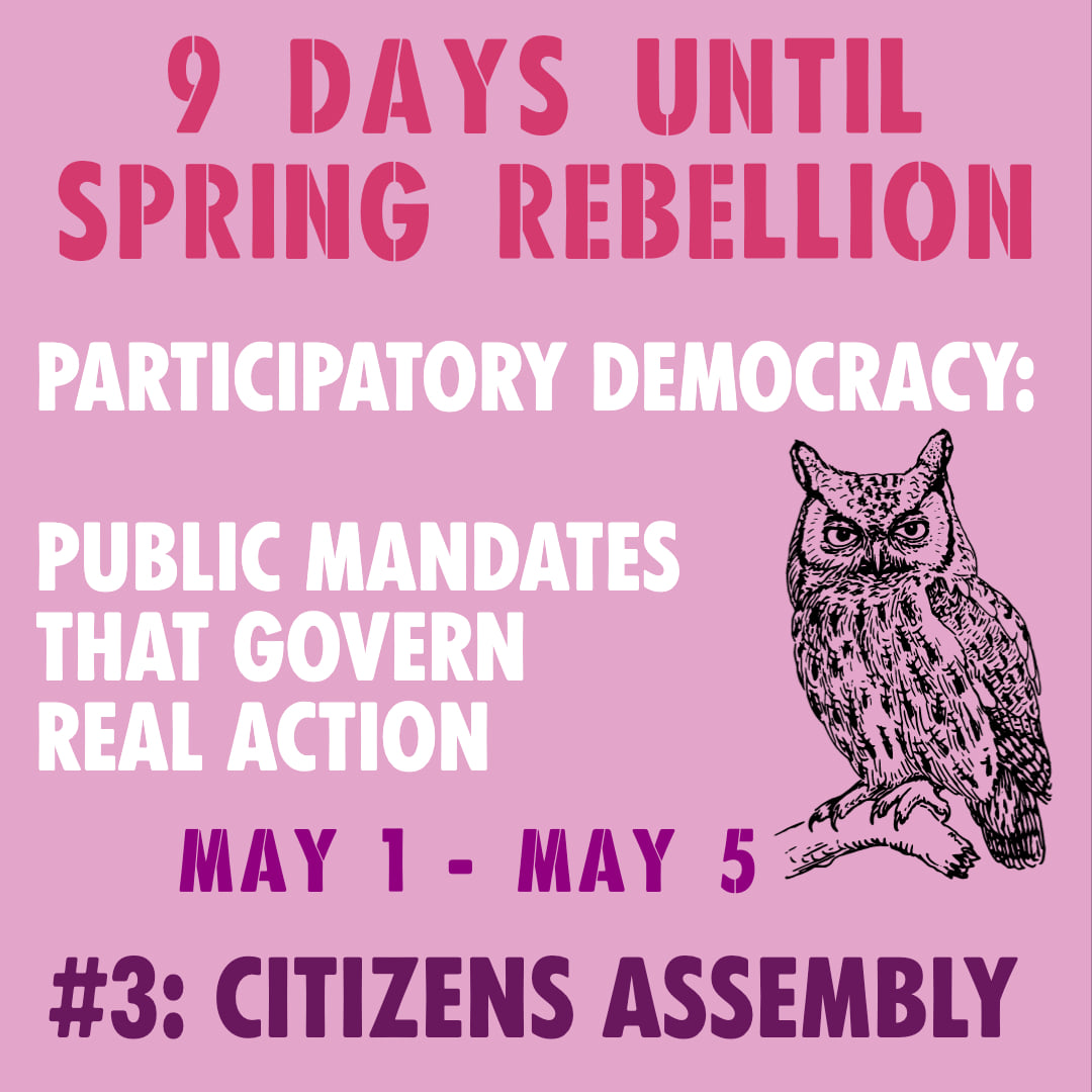 XRVancouverBC's tweet photo. We demand that regional and national assemblies enact participatory democracy in state deliberation on the climate and ecological crisis. Fundamental upgrades to democracy are NECESSARY to meet the challenge. #DEMAND3 #BEYONDPOLITICS. https://t.co/xpva5Na5Zn