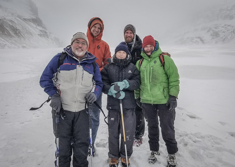 Greta was recording a documentary about the climate crisis while on her world tour, so we would be going to Athabasca glacier with a film crew and a small U.Sask crew: my supervisor John Pomeroy, myself, our field tech Greg Galloway, and our communication expert Mark Ferguson.