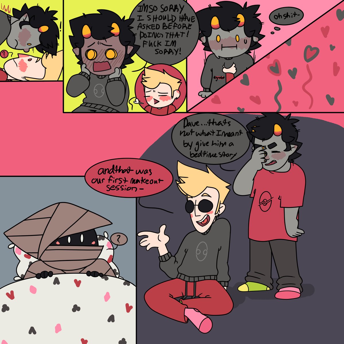 MoxArts's tweet photo. Last part of Playing Games #davekat #homestuck #fanart #RThomestuck #ArtistOnTwitter #art https://t.co/fIpsuxEd0j