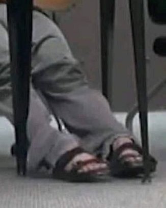 his little feets