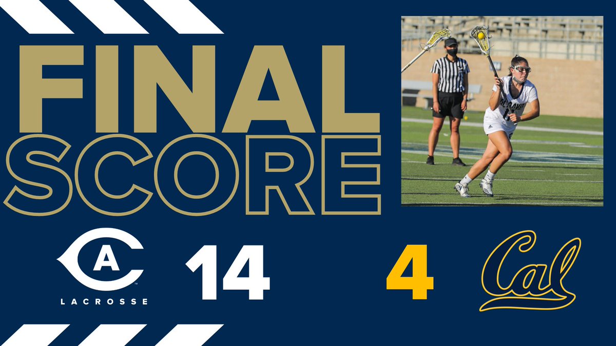 FINAL: UC Davis 14, California 4... Larson finishes with five first-half goals, Agnew with a hat trick, and the Aggies out-shoot the Golden Bears, 37-20, for the contest en route to a three-game season sweep of Cal... #GoAgs <a href="/MPSFLacrosse/">MPSF Lacrosse</a>
