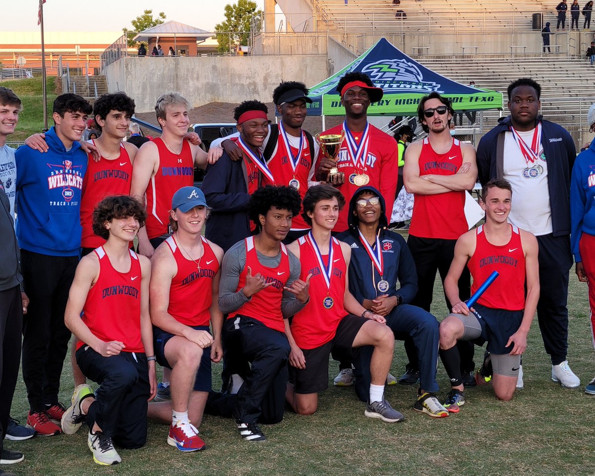 track_hs's tweet photo. How proud we are of the DHS Boys #Wildcats 7A Regional Runner Ups! 
#trackandfield 
@DCSDAthletics
@DunwoodyHS https://t.co/a09EnCxdN2