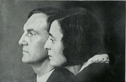 In the 1930s, he spoke up against the persecution of Jews by the new Nazi regime. He was arrested and tortured by the Gestapo and sent to a concentration camp. He later fled to Rome. Lola Landau, his first wife and a poet, was Jewish. (5/9)