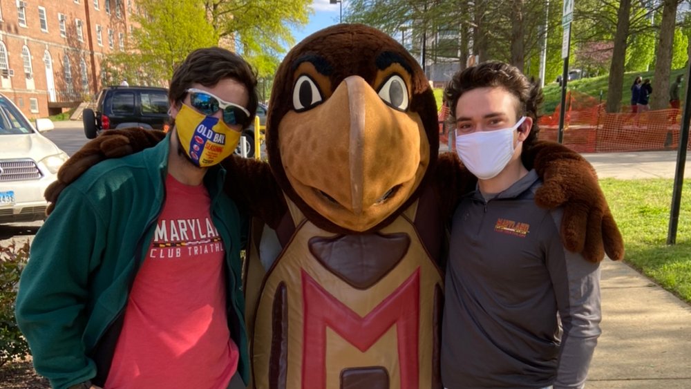 Celebrating <a href="/President_Pines/">Dr. Darryll J. Pines</a> Inauguration with <a href="/Testudo_UMD/">Testudo</a>! #TriTerps #PinesOnParade 🐢