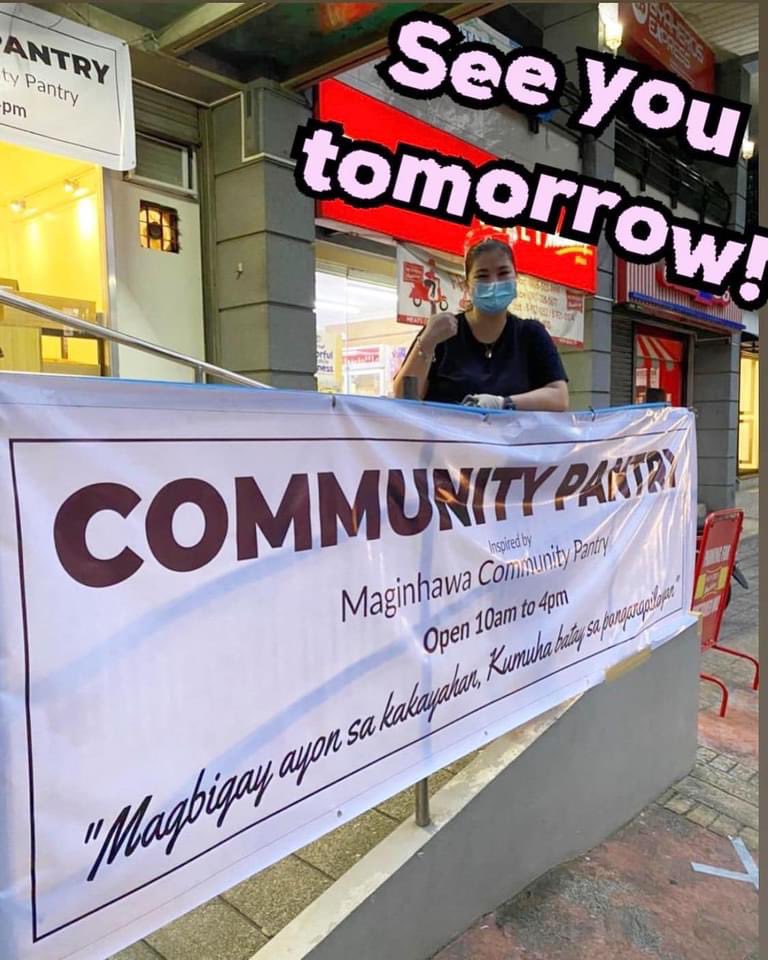 Yung community pantry ni Angel Locsin, community supermarket. Happy Birthday, Darna! 