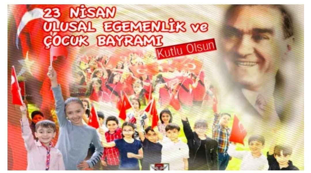 #23NisanUlusalEgemenlikveCocukBayramımız kutlu olsun🤗