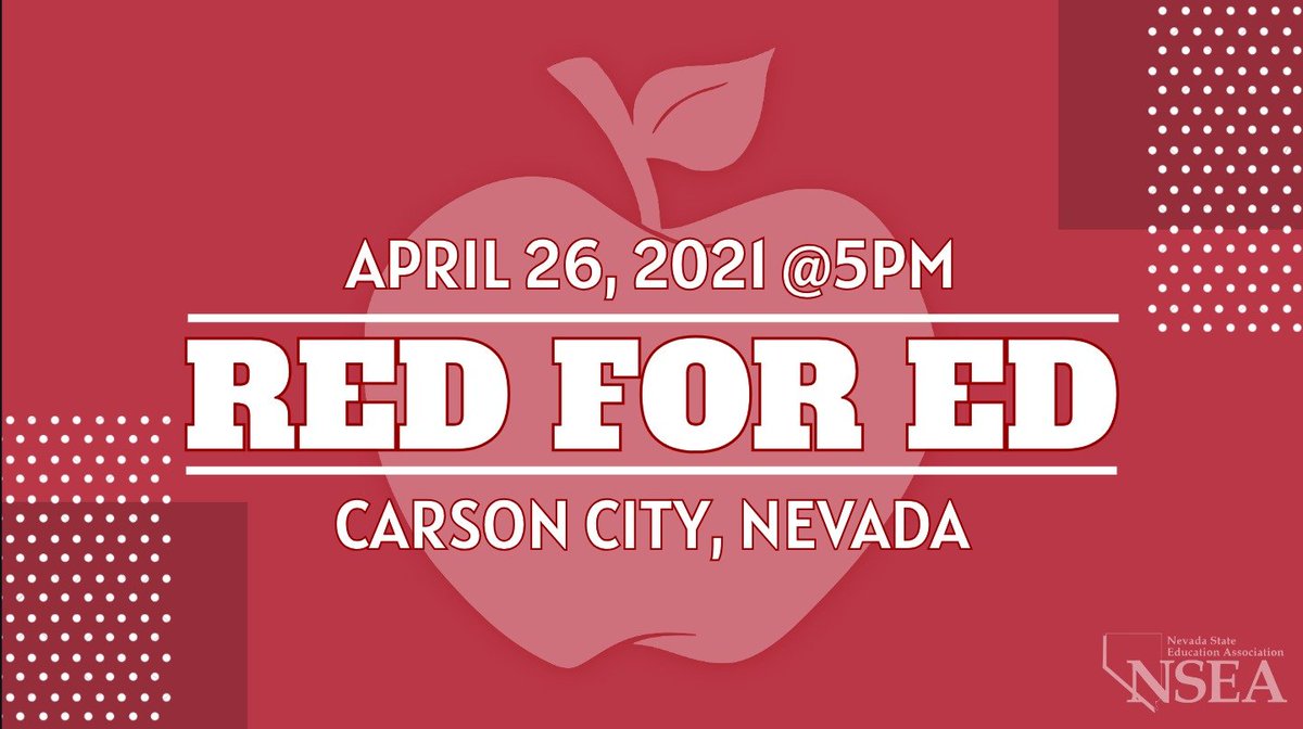 FIANevada's tweet photo. On April 26 at 5pm, we are #RedForRevenue! Let's put AJR1** on the ballot so the people can pass it! Join us in Carson City next week #RedForEdNV #ListenToEducators #TaxTheMines https://t.co/8Kcd7mqxwk