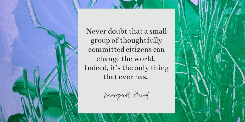 Be the change you wish to see in the world!

#EarthDay2021