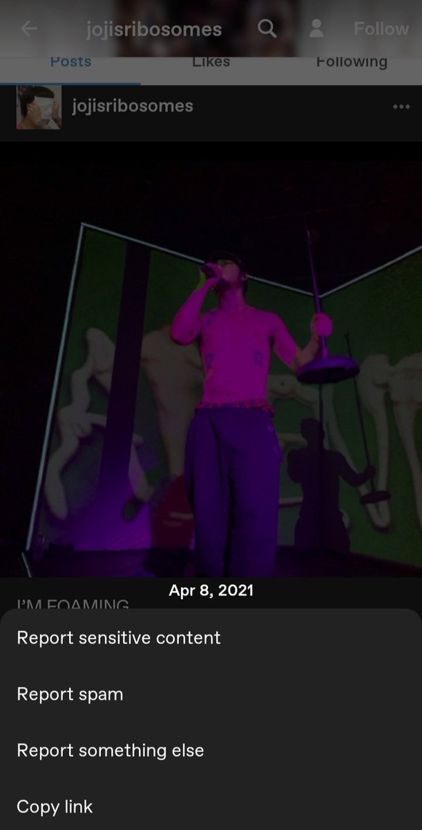 EXPOSINGJOJITWT's tweet photo. ⚠️
this person always openly sexualizes joji on tumblr, and there is recent evidence that she continues to do this https://t.co/B4LDi41aCa