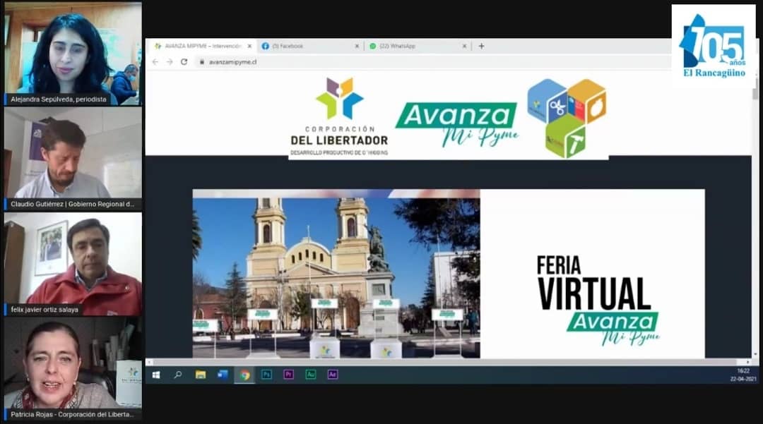 EconomiaOhiggin's tweet photo. Esta tarde🔵 En reporte Gecir de diario @elrancaguino 🗞️ promovimos la #FabricaDigital⚙️ de @la_uoh y Feria virtual💻🛍️ #AvanzaMiPyme de @cdellibertador en apoyo a la digitalización, innovación y emprendimiento de la región de #OHiggins https://t.co/5MaCW0ZorC