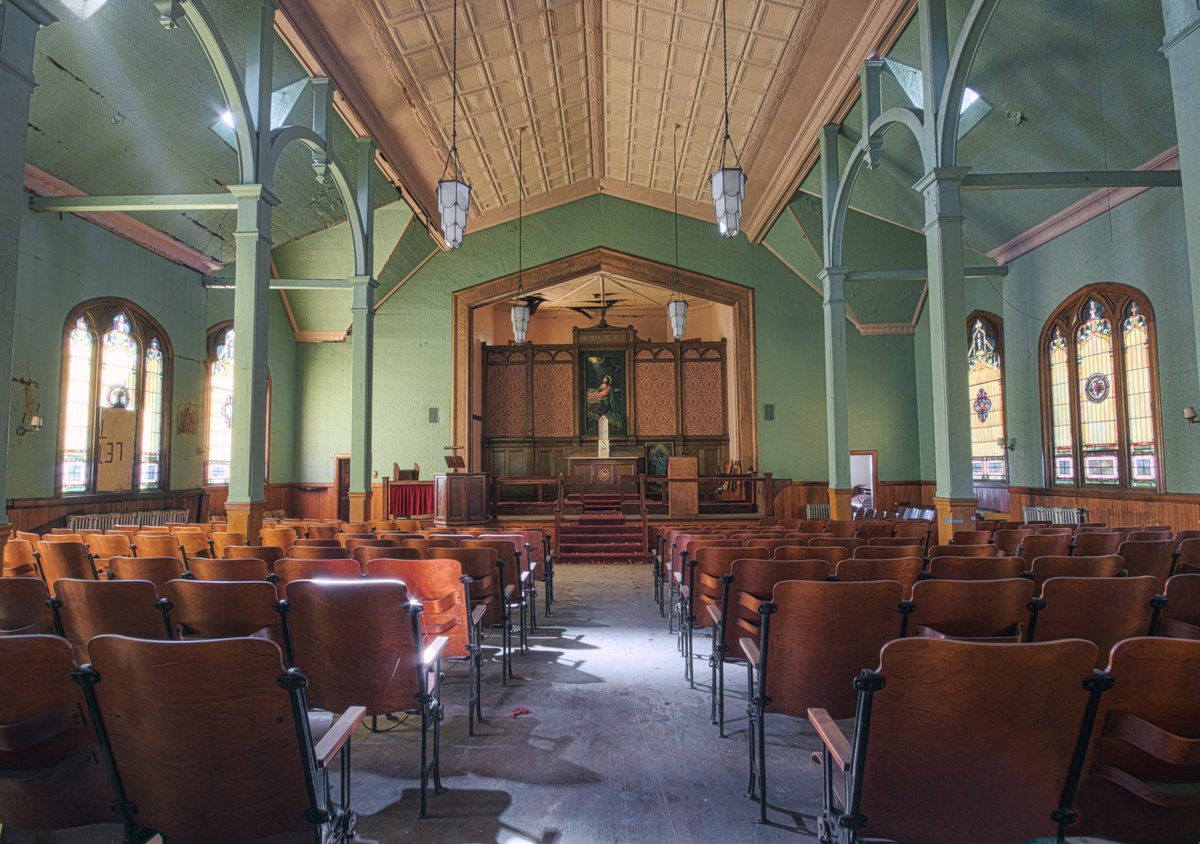 Sunlight... #abandonedchurch #decay #forgotten