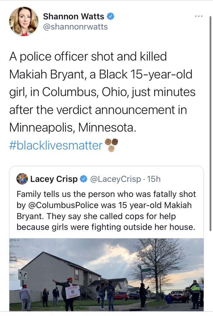 Lots of activists jumped on the cause -facts be damned- to push the narrative.It’s intellectually disingenuous to conflate killing an unarmed civilian & an armed one threatening bodily harm.When’d that become controversial,  @jemelehill,  @JamilSmith,  @shannonrwatts,  @RBReich?