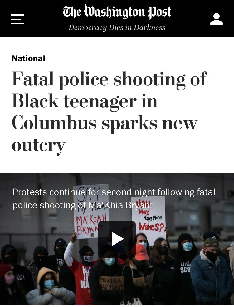 Other outlets - like  @washingtonpost - fell back on the public outrage over the killing.Is it any surprise that the community is upset when the mainstream media has painted an inaccurate picture of what happened?