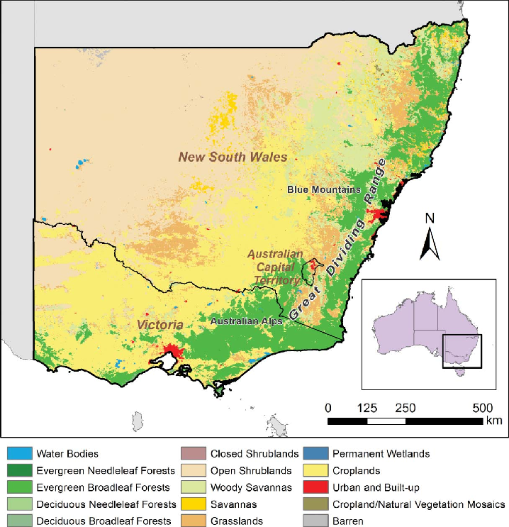 AustraliaMaps's tweet photo. #Vegetation Classes in #NewSouthWales and #Victoria 

https://t.co/feaR5cMYsv 

#maps https://t.co/t3BtgXzXtj