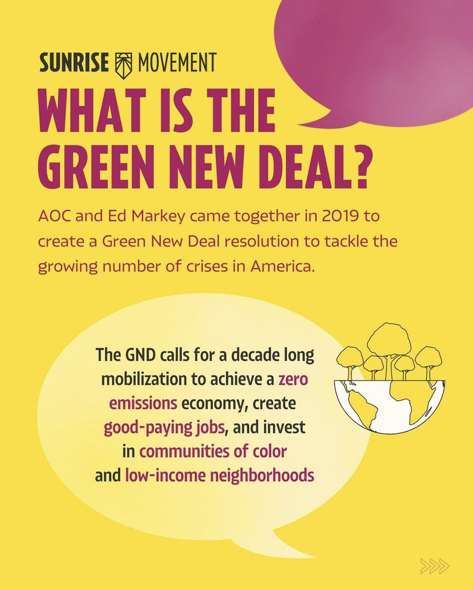 The  #GreenNewDeal isn't one piece of legislation it's a governing framework to fight the climate crisis and create millions of jobs.With just one piece of legislation like the CCC ,we can employ 1.5 million people at at least $15 and hour with healthcare.