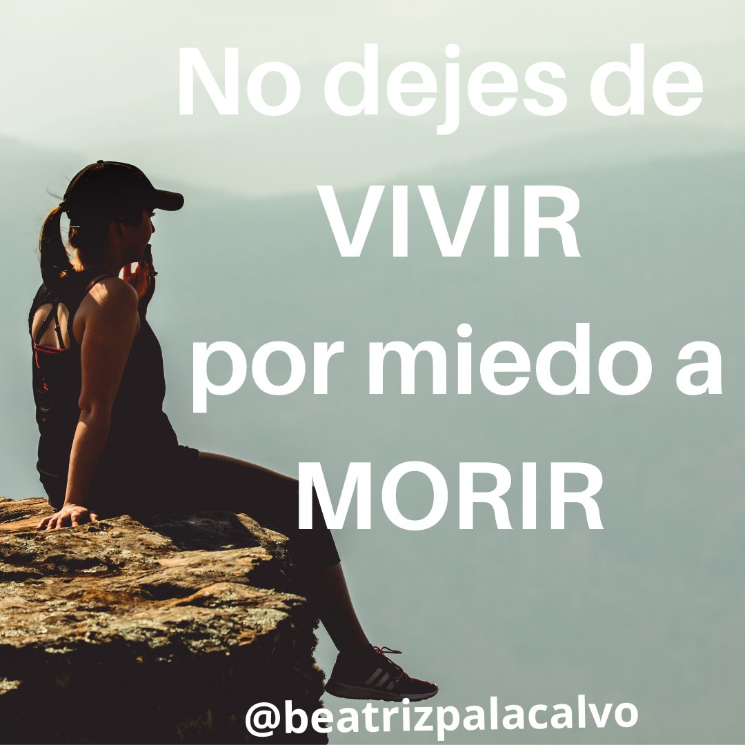 Beatriz_Pala's tweet photo. 📌 El mayor riesgo que corremos es dejar de #VIVIR por miedo a MORIR. Vivir con conciencia, guiados por la intuición, con auténtico discernimiento, y como adultos responsables, es el camino del Ser. #Retos #Aprendizajes #Conciencia #Coaching #CoachingOnLine #CoachingConsciente https://t.co/rVaTOhYhmh