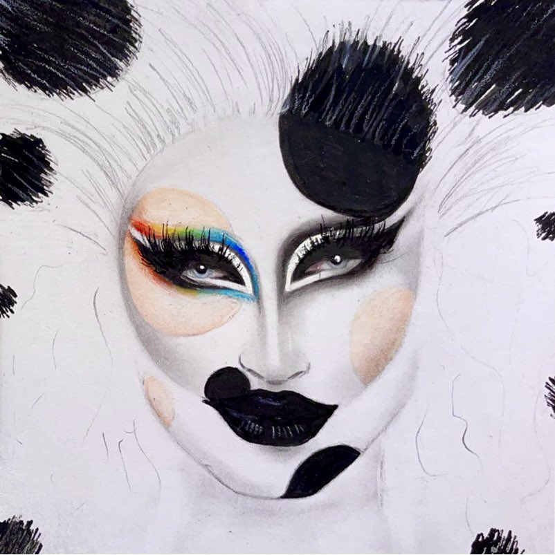 Jakeharryart's tweet photo. First and Last Runway 
•
@gottmik @RuPaulsDragRace 
•
#TeamGottmik #DragRace https://t.co/DT7GGJzEpB