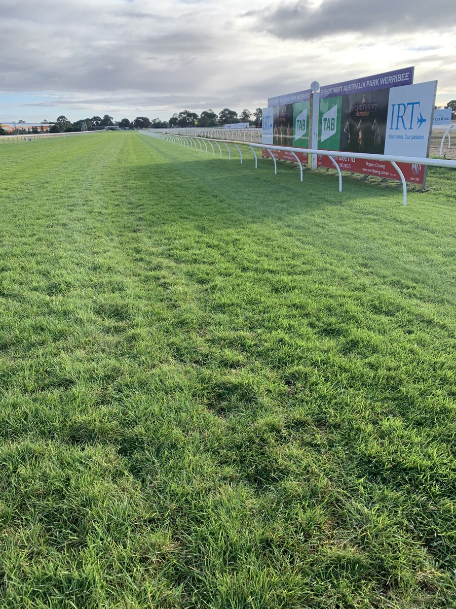 AdamWilkinson11's tweet photo. The final race meeting of the season today at @spendthriftpark is Community Clubs Day. TRACK RATING: Good 4, Peno:5.20, Rain:24hr 0mm/7day 7mm, Irr:24hr 3mm/7day 14mm @Themodernpunter @ghall27 @RSN927 @tabcomau https://t.co/9maMeM7Xbf