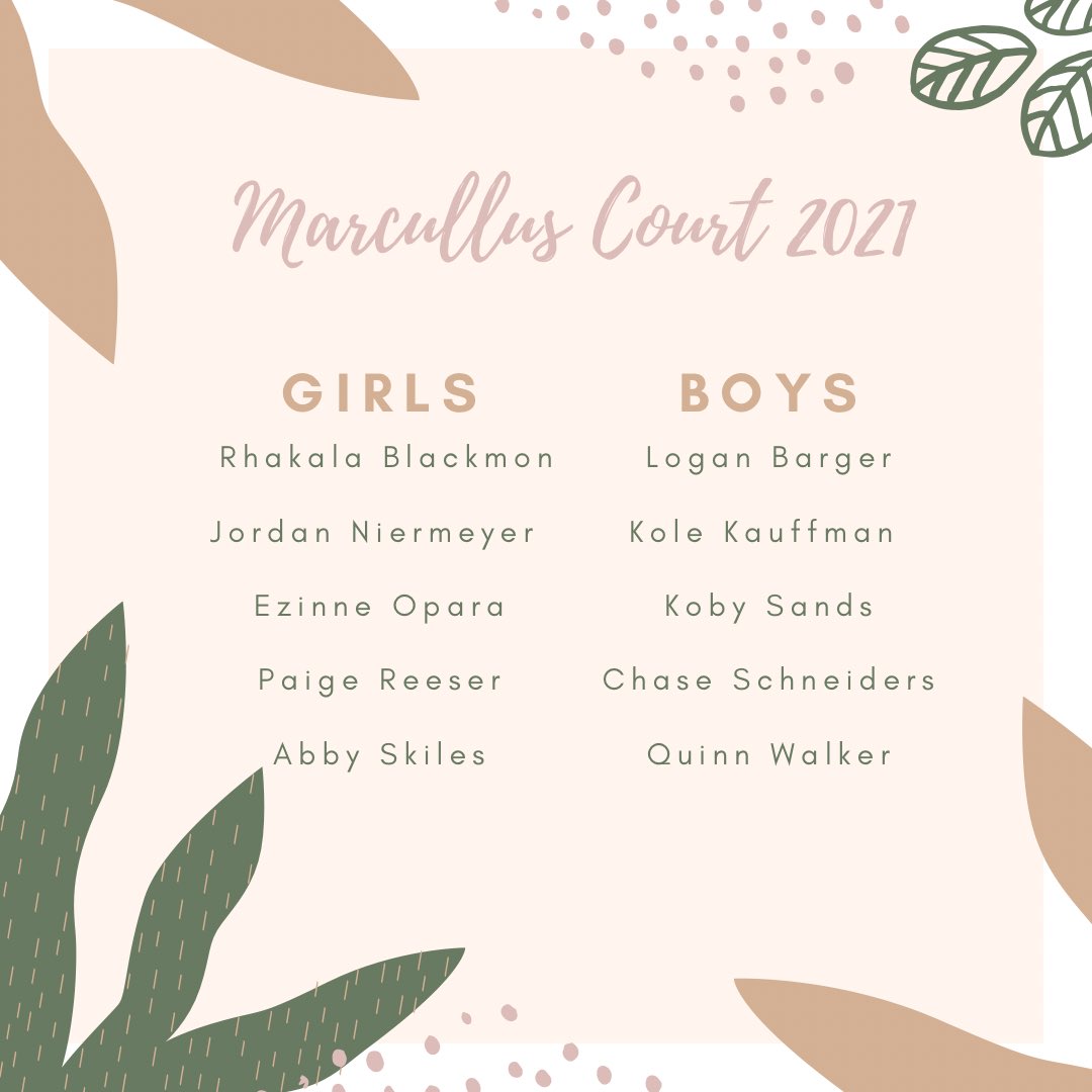 JeffCityStuco's tweet photo. Congratulations to our 2021 Marcullus Court! #JayPride https://t.co/5zODomQfi0
