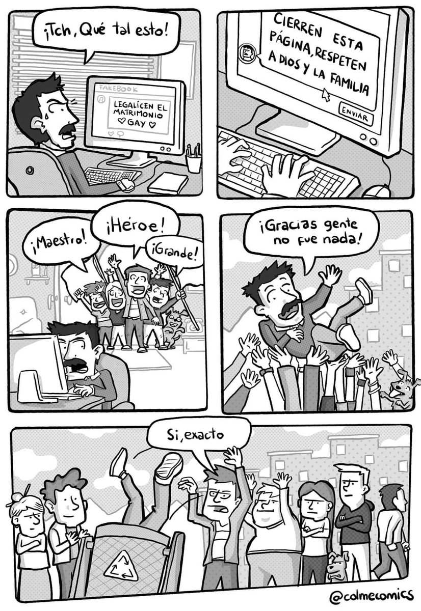 colmecomics's tweet photo. Héroes online 🤡

#comic #censura #matrimoniolgbt https://t.co/bTJaQQc7wf