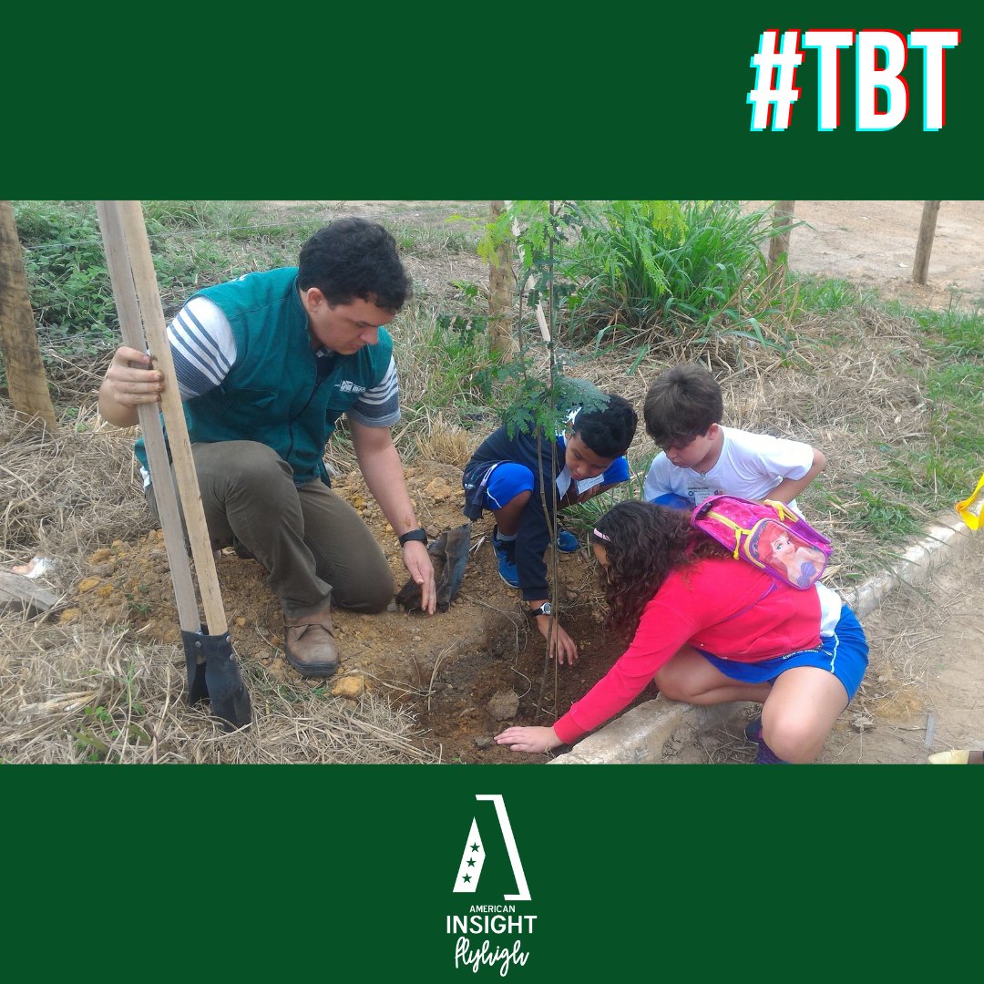 InsightAMERICAN's tweet photo. Achou mesmo que ia esquecer do Earth Day?

Não mesmo e juntamos ao nosso #TBT de uma atividade muito especial, acreditamos que todos precisamos plantar uma árvore, para ajudar nosso meio ambiente.

#TeamInsight #BestTeam #Insights #StudyEnglish #EarthDay #ESG https://t.co/qT5c5IW23u