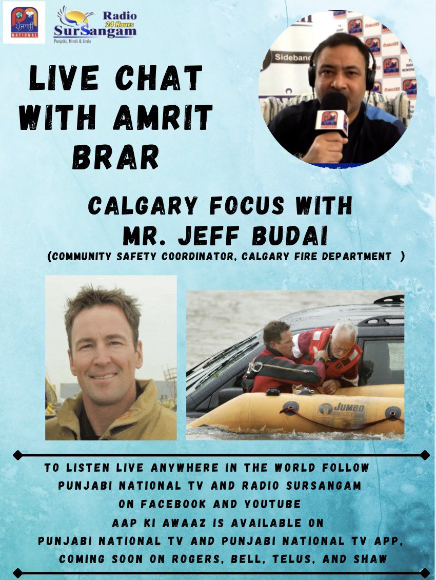 Thank you Punjabi National, Calgary Focus &amp; Amrit Brar for the interview opportunity. Stay safe!                   fb.watch/50vC9mSPXW/