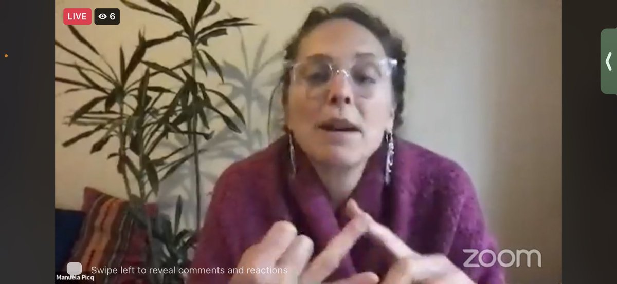 Manuela Picq explica que desde las 90’s cuando se institucionaliza el movimiento indigena, las mujeres de repente fueron invisibilizadas. Entonces es una demanda que se incluya a una mujer indígena en cabecera del CONAIE, Pachakutik, etc.