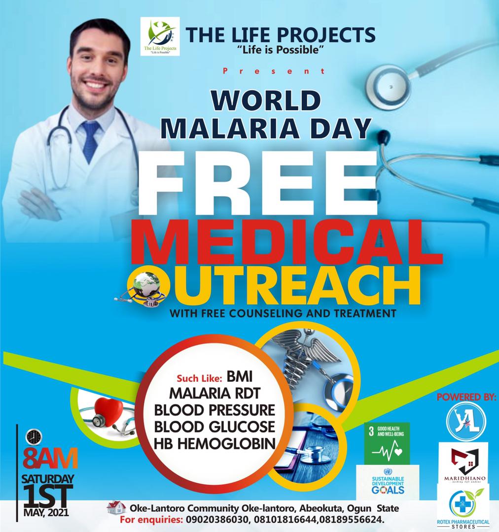 jidejinadu's tweet photo. We are committed to Goal3 of the UN SDG with over 6years of consistent free medical outreaches across states and regions in Nigeria #SDG3 #UN #TheLifeProjects @thepossiblepro @Maridhiano1 @UNGeneva @WHONigeria @UN @UNICEF @ecowas_cedeao @BBCAfrica @CNNAfrica @AP @WorldBankAfrica https://t.co/m2fq6a9qut