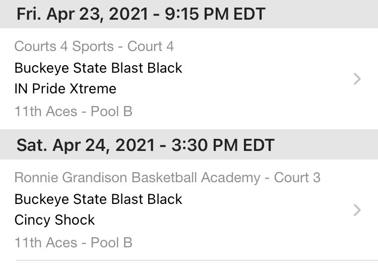 Good luck to our 2022 teams playing this weekend at The Clash in Cincinnati!