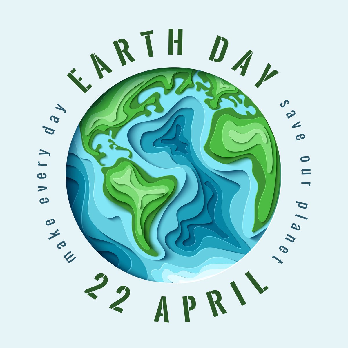 Happy Earth Day, everyone!  We're all doing our part today (and every day) to conserve and save the planet. We hope you are too!  Have a wonderful evening 😀