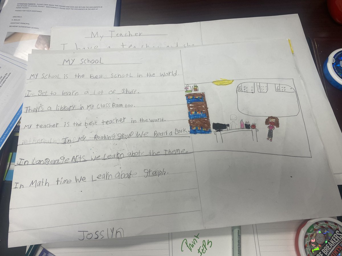 Check out Belmonts talented authors#excellentwriting#PWCS