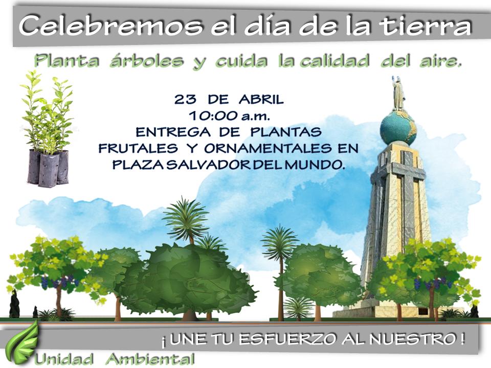 CARLOS ALEMÁN auf Twitter: „MAÑANA EN EL SALVADOR DEL MUNDO. Como Unidad  Ambiental @AlUnidad de la @AsambleaSV estaremos REGALANDO árboles y plantas  ornamentales a partir de las 10am hasta las 12m SALVEMOS