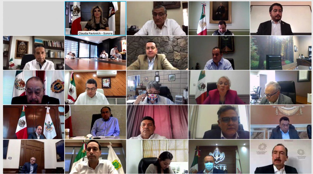 ClaudiaPavlovic's tweet photo. Hoy en reunión de @CONAGO_oficial con autoridades del @GobiernoMX solicitamos priorizar segunda dosis de vacuna contra el COVID-19 a los adultos mayores y la aplicación a todo el personal de salud y se nos confirmó que la vacunación a personal educativo de Sonora inicia en mayo. https://t.co/entZk6IZx1