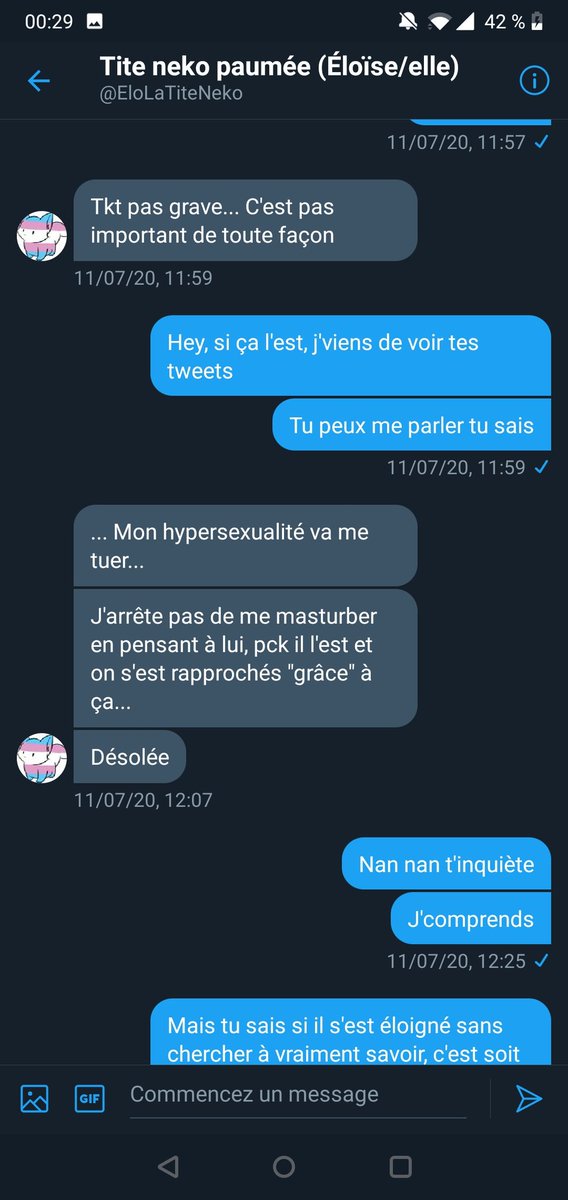 Ça va être long attention! S'il vous plait ne PRÊTEZ PAS ATTENTION À MES MESSAGES j'ai jamais vu un truc aussi cringe ew