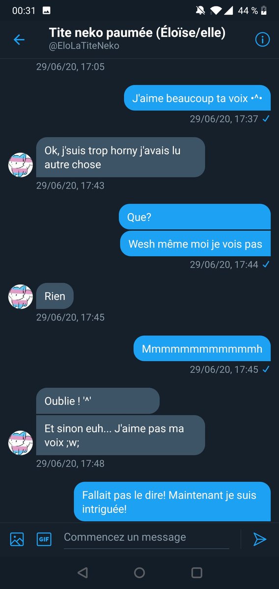 Ça va être long attention! S'il vous plait ne PRÊTEZ PAS ATTENTION À MES MESSAGES j'ai jamais vu un truc aussi cringe ew