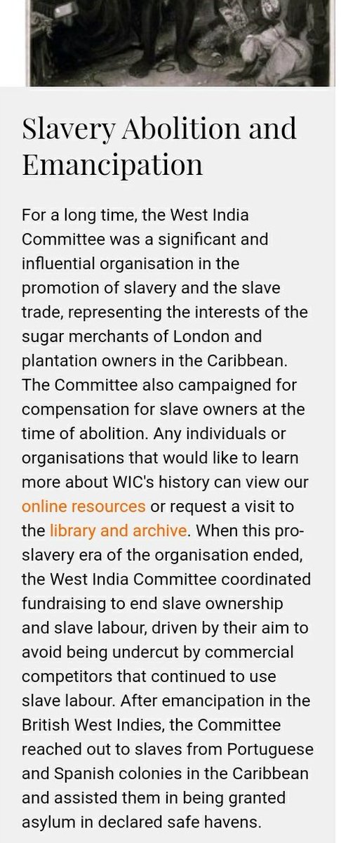 After being challenged by historians, the claim to have worked to abolish slavery has been quietly replaced by a new item noting it was "a significant and influential organisation in the promotion of slavery and the slave trade"