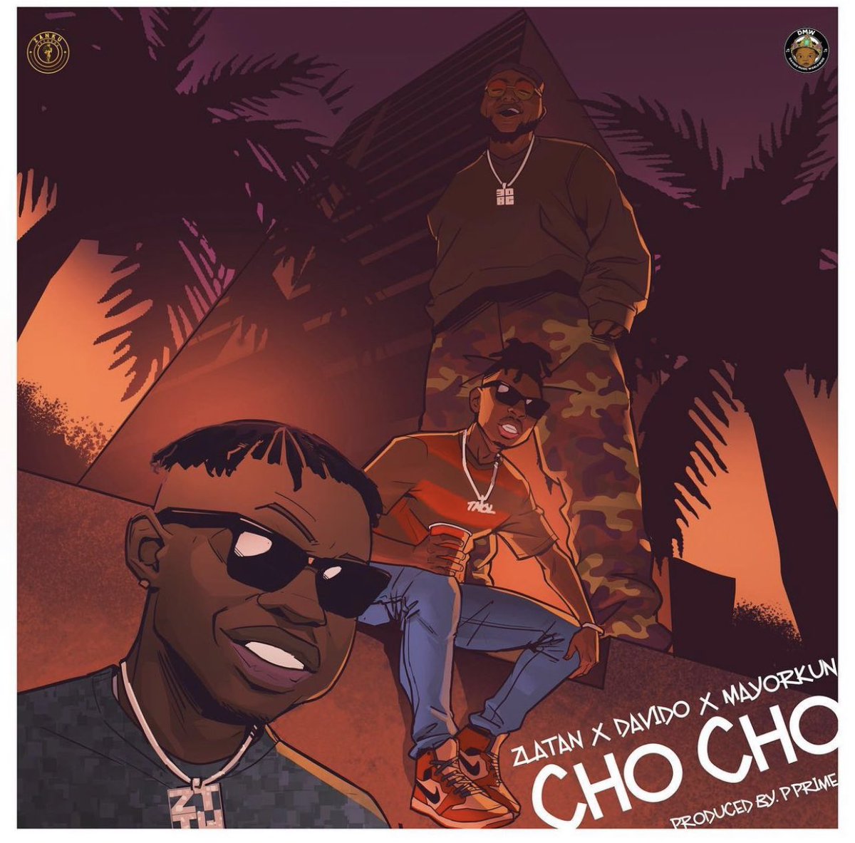 davido's tweet photo. FUCK IT NEW MUSIC TONITE!! @zlatan_ibile x OBO x @iammayorkun 💣💣💣🔥🔥🔥🔥 ‘CHO CHO’  12 AM! https://t.co/ukhR5XrMbu