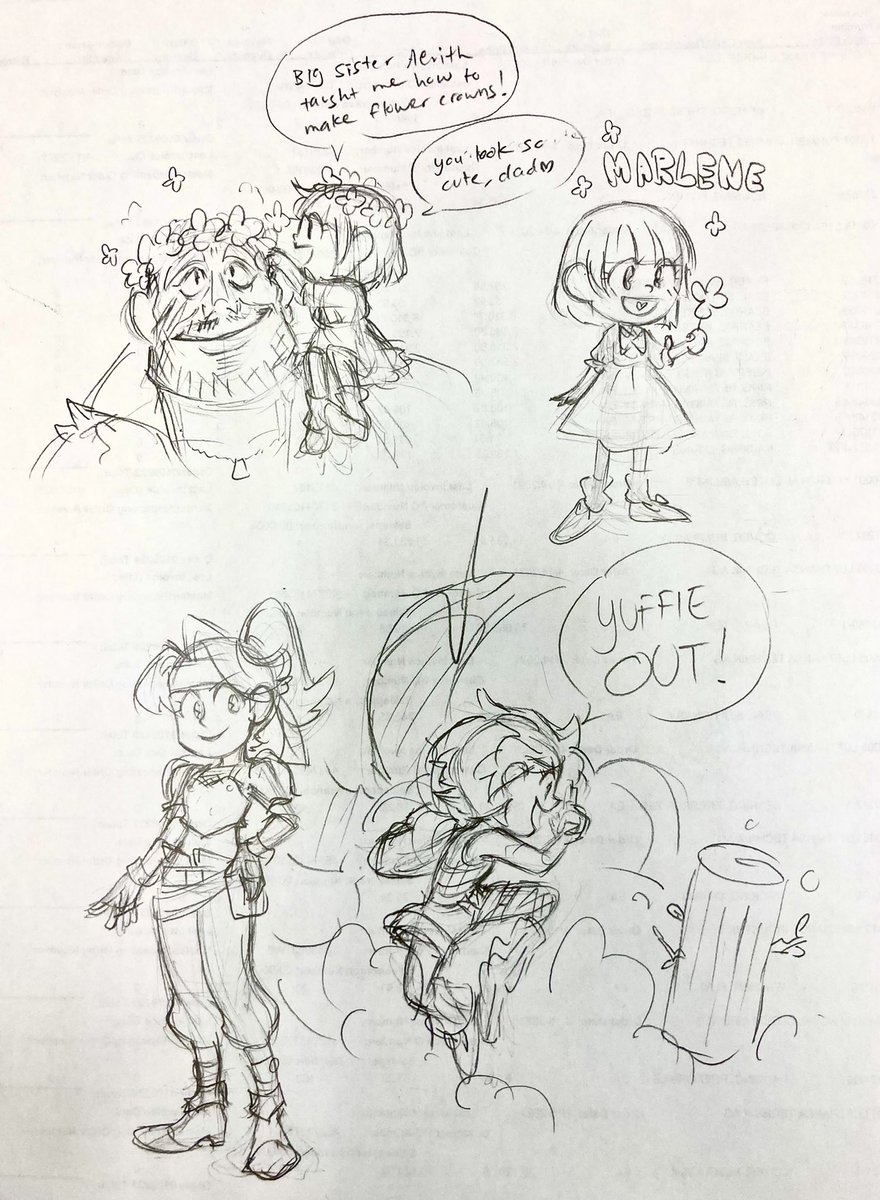 Some Final Fantasy scribbles
#finalfantasy7 #finalfantasy7remake #FF7R 