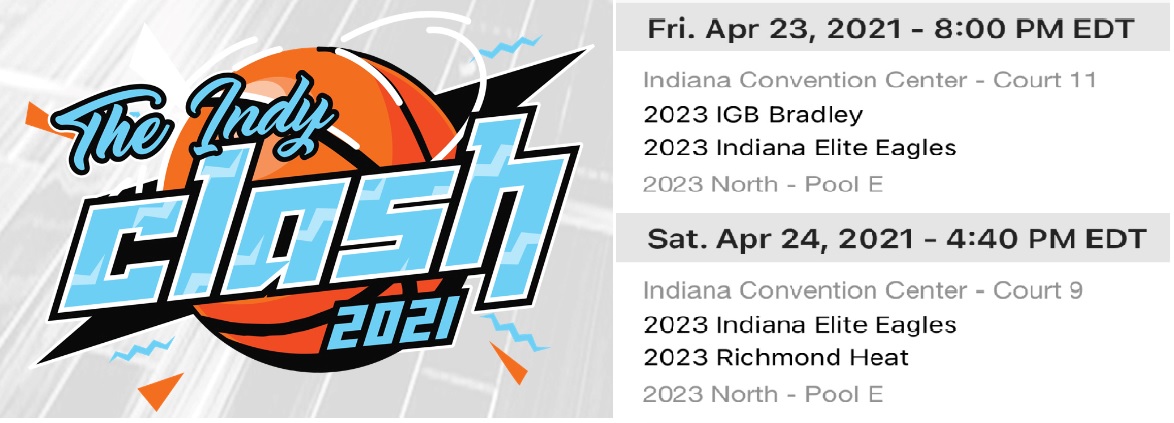 Traveling north this weekend for the Indy Clash 2021.  Here is where/when you can find us.