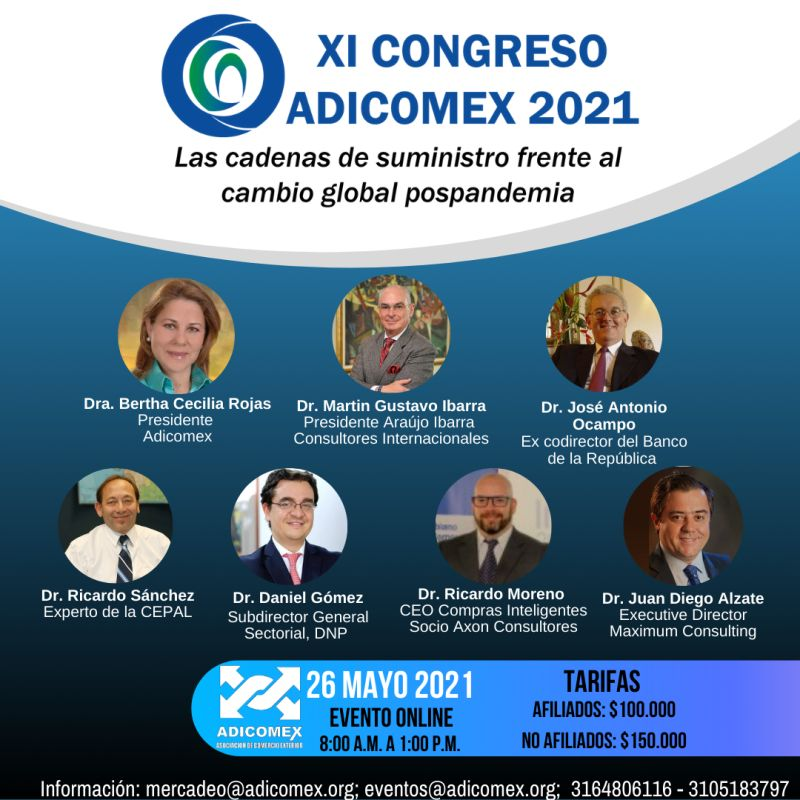 ComprasIntelig1's tweet photo. INVITACIÓN.  Estaremos presentes en el XI Congreso ADICOMEX 2021 con ponencia de nuestro CEO Ricardo Moreno el Mcoles 26 de Mayo/2021, compartiendo conocimientos acerca de liderazgo en entornos VUCA.  #ComprasInteligentes 
#VUCAWorld #VUCCA #Liderazgo #Leadership #AxonConsultores https://t.co/ZgJivV8MuE