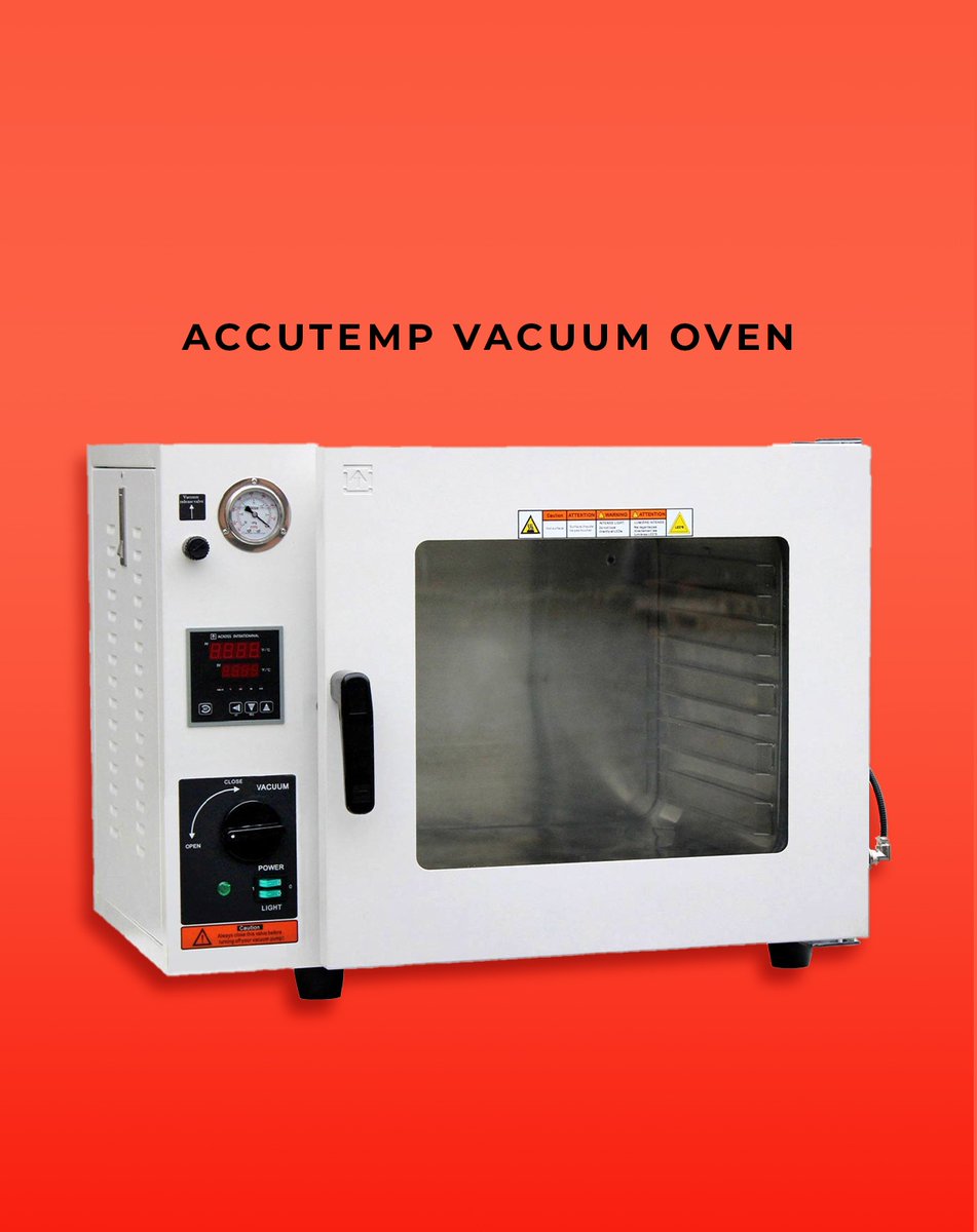 LabSociety's tweet image. Vacuum ovens are essential for a variety of drying and degassing applications in the lab space, such as isolate drying, final solvent removal, media drying, and much more. 

labsociety.com/vacuum-ovens

#labsociety #vacuumovens #vacuumoven #vacuum #labequipment #laboratory