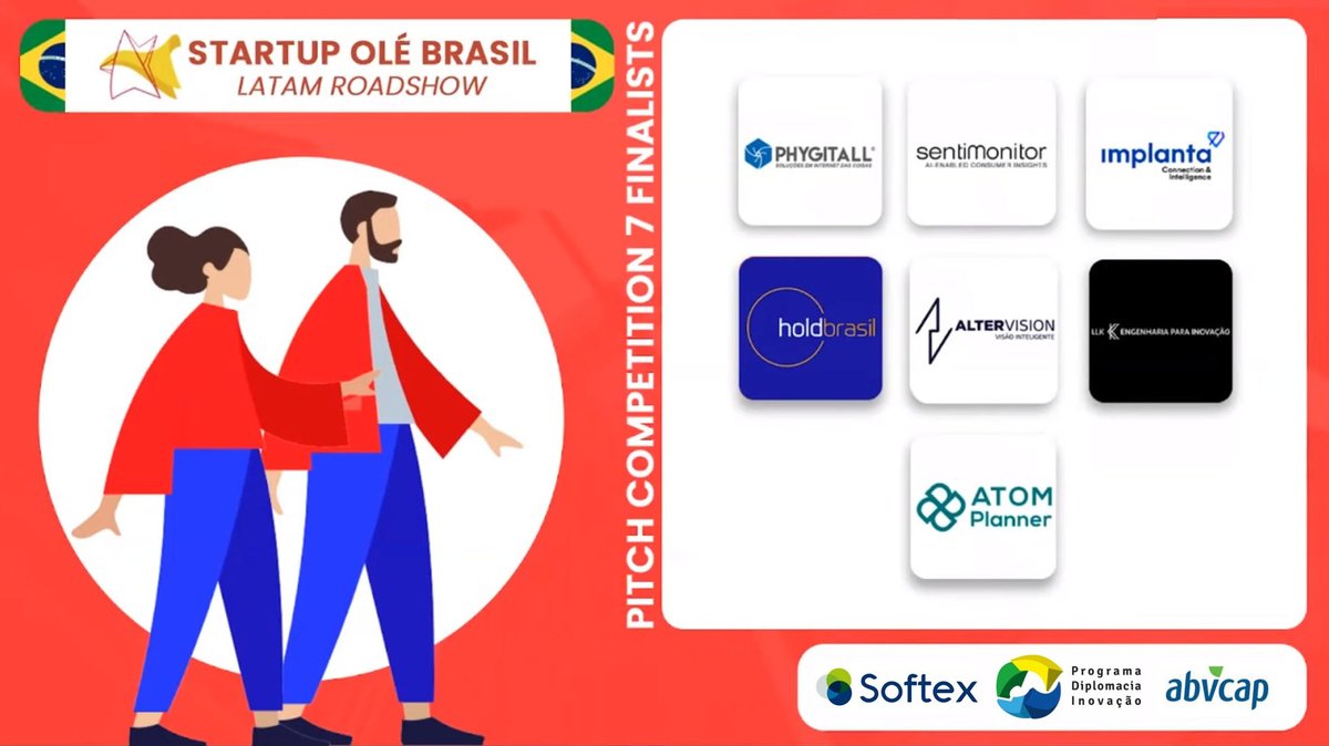 Sucesso!! Agora somos top 10 Startup Olé Brasil e oficialmente convidados a participar do evento final em Salamanca, Espanha (8 de setembro de 2021)
startupole.eu/startup-ole-br…
Saiba mais sobre a Atom Planner: atomplanner.com
| #AtomPlanner | #SOFTEX | #ABVCAP | #startupole