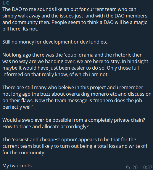 Pruusie's tweet photo. I could not agree more... its sad but #DAPS team just fucked up and now they are taking the easy way out RIP $DAPS community find some place/coin better to forfill your dreams https://t.co/gObQ9gBWSL