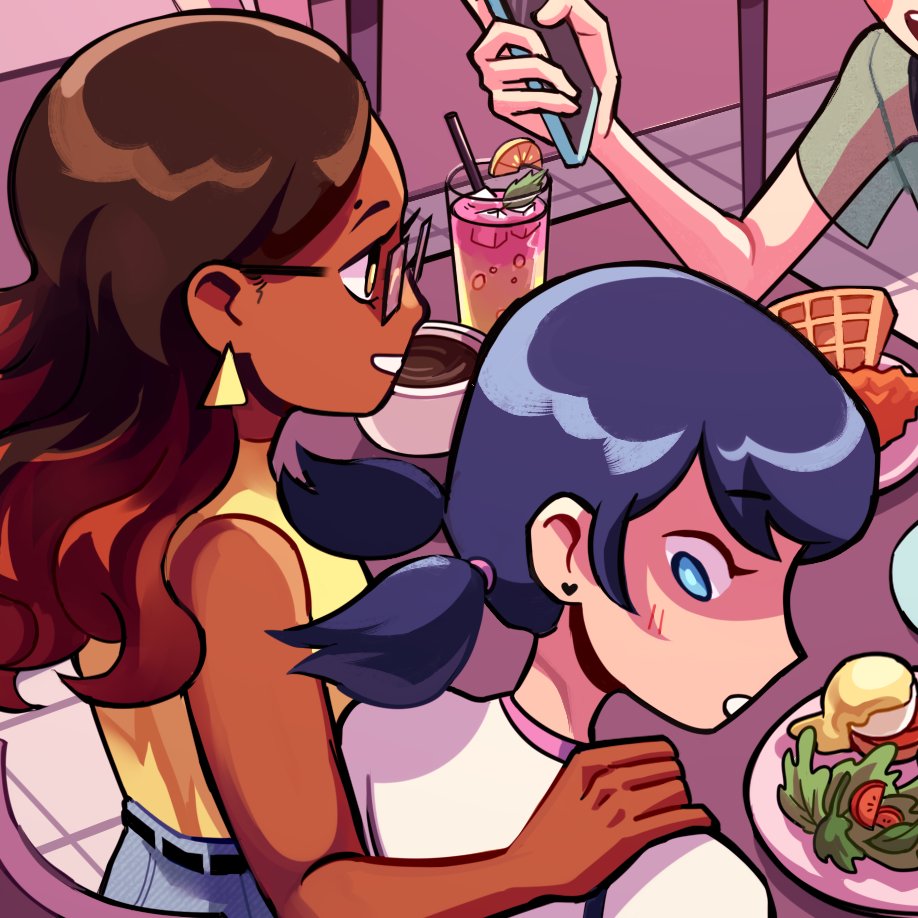 teasketches's tweet photo. brunch date✨🌸🥞
for @SleeplessZines !! https://t.co/WOpsPDN4sO