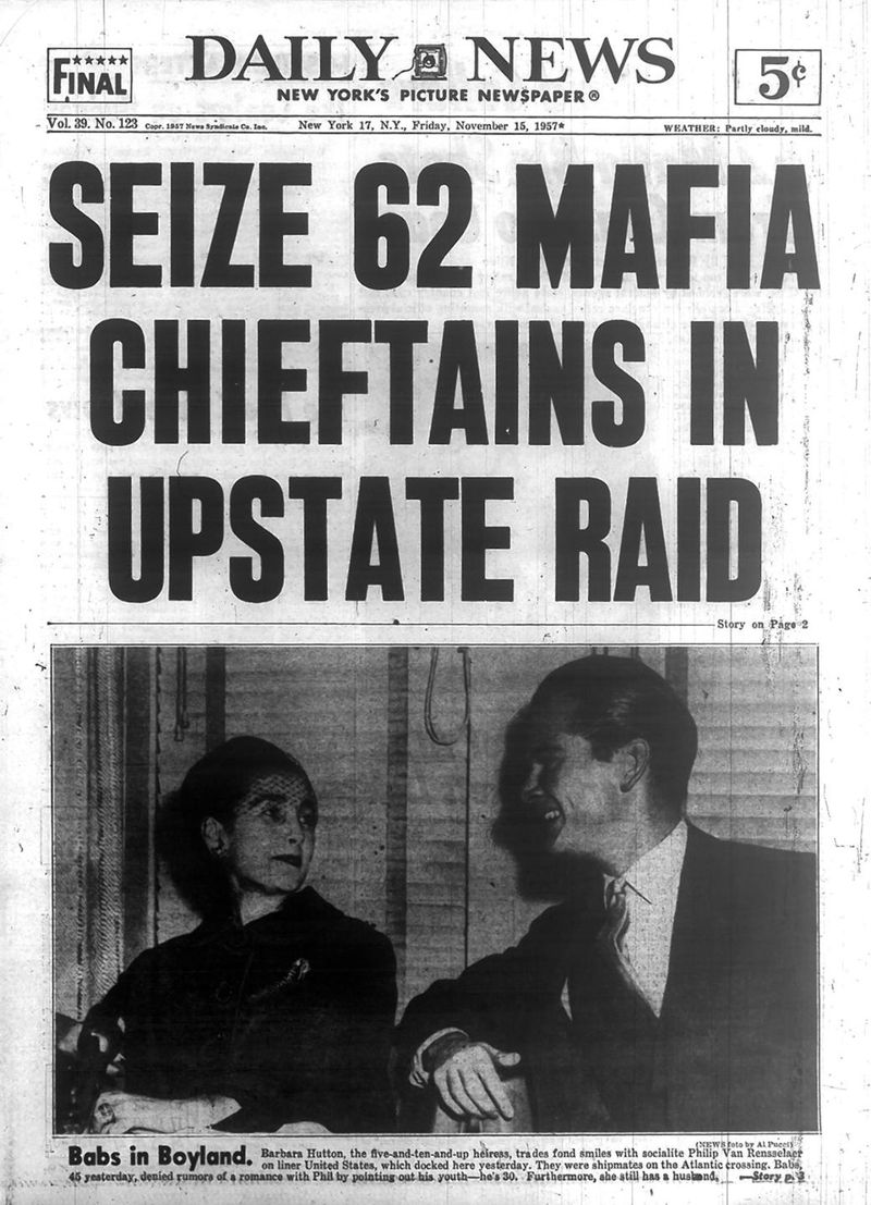 the Apalachin mafia meeting was busted in 1957, when RFK's Attorney General already on the warpath against unions and organized crime. this event caused the FBI to acknowledge the mafia, among other things